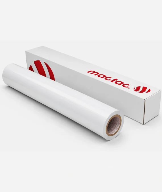MACTAC Print Vinyl Matte White Permanent